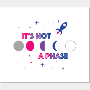 Not A Phase Bisexuality Pride Posters and Art